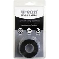 U-Can Black Self-Fusing Silicone Tape (L)3m (W)112mm