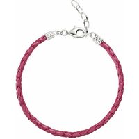 Chamilia Bracelet Pink Leather S