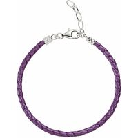 Chamilia Bracelet Purple Leather