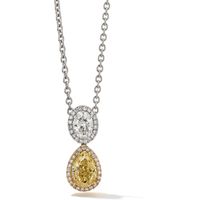 Hans D. Kreiger Necklace Yellow Diamond Pendant