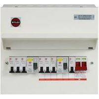 Wylex 100A 7-Way Metal High Integrity Dual RCD Populated Consumer Unit