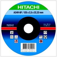 Hitachi (Dia)125mm Flat Abrasive Disc - 8717472814258
