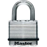 Master Lock Excell Stainless Steel Double Ball Bearing Lock Octagonal Open Shackle Padlock (W)50mm Pack Of 2