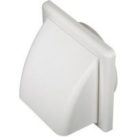Manrose White External Louvered Wall Vent - 5020953930891