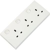 Holder 13A White Switched Socket - 5010620036001