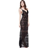 Guess 80'S Glamour Long Lace Dress
