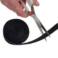 D-Line Black Nylon Hook & Loop Cable Tidy Band