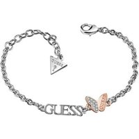 Guess Mariposa Rose Gold Plated Butterfly Logo Bracelet
