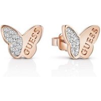 Guess Mariposa Rose Gold Plated Earrings