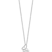 Guess Mariposa Rhodium-Plated Necklace