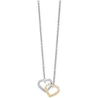 Guess Lovers Yellow Gold Plated Heart Necklace
