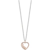 Guess Love Affair Rose Gold Plated Heart Necklace