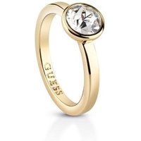 Guess Miami Yellow Gold Plated Ring
