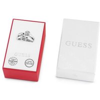 Guess Box Set With White Crystal Rings