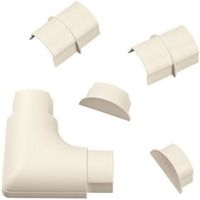 D-Line ABS Plastic Magnolia Maxi Trunking Accessories (W)60mm Pieces Of 5