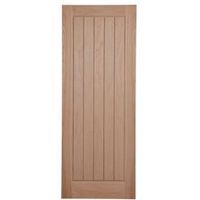 Cottage Panelled Oak Veneer Internal Unglazed Door (H)2040mm (W)826mm