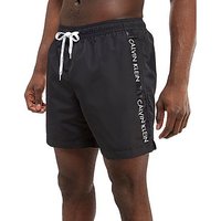 Calvin Klein Side Tape Swim Shorts - Black - Mens