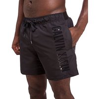 Calvin Klein Emboss Swim Shorts - Black - Mens