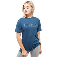 Pink Soda Sport Reps Knot T-Shirt - Blue - Womens