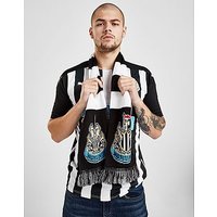 Official Team Newcastle United FC Bar Scarf - Black/White - Kids