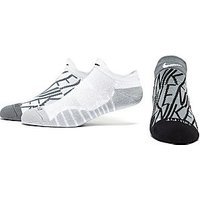 Nike Dry Cushion GFX Training Socks - White/ Black/ Grey - Womens