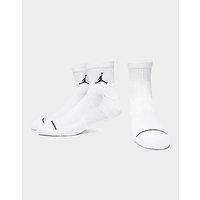 Jordan 3 Pack Drift Low Quarter Socks - White - Mens