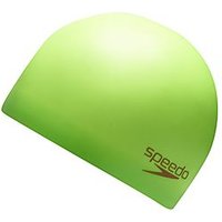 Speedo Plain Moulded Cap - Green/Green - Mens