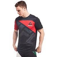 Reebok Blank UFC T-Shirt - Black/Red - Mens