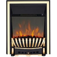 Focal Point Elegance Black LED Reflections Electric Fire - 5023539012745
