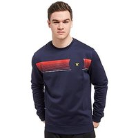Lyle & Scott Johnson Graphic Crew Sweatshirt - Navy - Mens