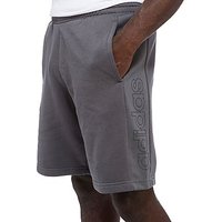 Adidas Linear Fleece Shorts - Grey - Mens