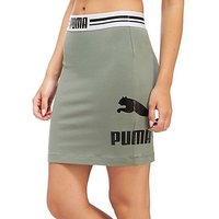 PUMA Gloss Skirt - Khaki/Black - Womens