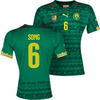 Cameroon Home Shirt 2013/14 With Song 6 Printing, Green