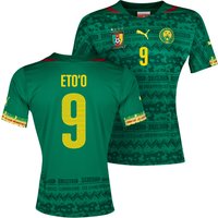 Cameroon Home Shirt 2013/14 With Eto'o 9 Printing, Green