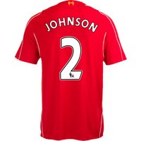 Liverpool Home Shirt 2014/15 Kids Red With Johnson 2 Printing, Red