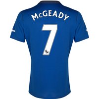 Everton SS Home Shirt 2014/15 - Womens With McGeady 7 Printing, Blue