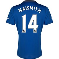 Everton SS Home Shirt 2014/15 - Womens With Naismith 14 Printing, Blue
