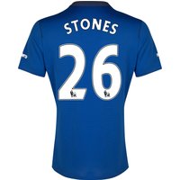 Everton SS Home Shirt 2014/15 - Womens With Stones 26 Printing, Blue