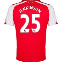 Arsenal Home Shirt 2014/15 Red With Jenkinson 25 Printing, Red