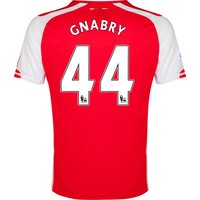 Arsenal Home Shirt 2014/15 - Kids Red With Gnabry 44 Printing, Red
