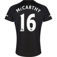 Everton SS Away Shirt 2014/15 With McCarthy 16 Printing, Black