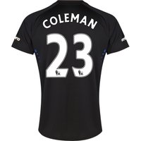 Everton SS Away Shirt 2014/15 With Coleman 23 Printing, Black