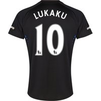 Everton SS Away Shirt 2014/15 With Lukaku 10 Printing, Black