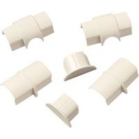 D-Line ABS Plastic Magnolia Mini Trunking Accessories (W)30mm Pieces Of 6