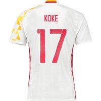 Spain Away Shirt 2016 - Kids With Koke 17 Printing, N/A