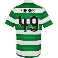 Celtic Home Kids Shirt 2016-17 With Forrest 49 Printing, Green/White
