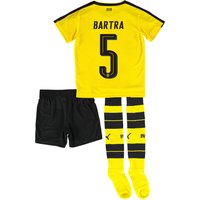 BVB Home Mini Kit 2016-17 With Marc Bartra 5 Printing, Yellow/Black