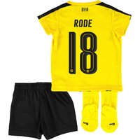 BVB Home Baby Kit 2016-17 With Rode 18 Printing, Yellow/Black