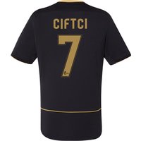 Celtic Away Shirt 2016-17 - Kids With Ciftci 7 Printing, Black