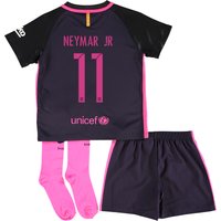 Barcelona Away Kit 2016-17 - Little Kids With Neymar Jr 11 Printing, Purple